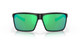 Front View of Costa Del Mar Rincon Unisex Sunglasses in Black/Polarized Green Mirror 580G 63mm