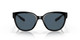 Front View of Costa Del Mar Salina Womens Cat Eye Sunglasses in Black/Polarized Gray 580P 53mm