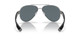 Front View of Costa Del Mar South Point Unisex Sunglass Silver/Polarized Blue Mirror 580P 59mm Alternate 1