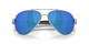 Close Up View of Costa Del Mar South Point Unisex Sunglass Silver/Polarized Blue Mirror 580P 59mm