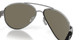 Profile View of Costa Del Mar South Point Unisex Sunglass Silver/Polarized Blue Mirror 580G 59mm Alternate 1