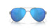Front View of Costa Del Mar South Point Unisex Sunglass Silver/Polarized Blue Mirror 580G 59mm