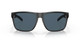 Front View of Costa Del Mar Spearo XL Unisex Designer Sunglass Black/Polarized Gray 580P 59 mm