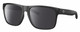 Profile View of Costa Del Mar Spearo XL Designer Polarized Sunglasses with Custom Cut Smoke Grey Lenses in Matte Black Unisex Square Full Rim Acetate 59 mm