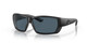 Profile View of Costa Del Mar Tuna Alley Unisex Sunglass Black Blackout/Polarized Gray 580P 62mm