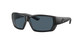 Close Up View of Costa Del Mar Tuna Alley Unisex Sunglass Black Blackout/Polarized Gray 580P 62mm Alternate 1