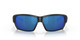 Front View of Costa Del Mar Tuna Alley Unisex Sunglasses Black/Polarized Blue Mirror 580P 62mm