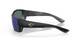 Side View of Costa Del Mar Tuna Alley Unisex Sunglasses Black/Polarized Blue Mirror 580P 62mm