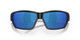 Close Up View of Costa Del Mar Tuna Alley Unisex Sunglasses Black/Polarized Blue Mirror 580P 62mm
