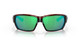 Front View of Costa Del Mar Tuna Alley Sunglasses in Tortoise/Polarized Green Mirror 580G 62mm