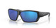 Top View of Costa Del Mar Tuna Alley Unisex Sunglasses Black/Polarized Blue Mirror 580G 62mm Alternate 1