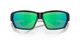Close Up View of Costa Del Mar Tuna Alley Unisex Sunglass Black/Polarized Green Mirror 580G 62 mm