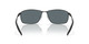Front View of Costa Del Mar Turret Unisex Sunglasses in Black/Polarized Blue Mirror 580P 63 mm Alternate 1
