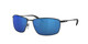 Close Up View of Costa Del Mar Turret Unisex Sunglasses in Black/Polarized Blue Mirror 580P 63 mm Alternate 1