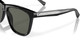 Top View of Costa Del Mar Ulu Unisex Cateye Sunglasses Black Silver/Polarized Gray 580G 56mm