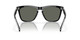 Front View of Costa Del Mar Ulu Unisex Cateye Sunglasses Black Silver/Polarized Gray 580G 56mm Alternate 1