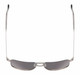 Top View of American Optical Airman Unisex Designer Pilot Sunglasses Pewter Clear/Grey 56 mm