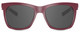 Front View of Costa Del Mar Caldera Unisex Designer Sunglasses in Plum Purple Silver/Grey 55mm
