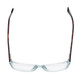 Top View of Ernest Hemingway H4805 Cateye Eyeglasses in Blue Crystal Mist/Red Tortoise 52mm