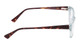 Side View of Ernest Hemingway H4805 Cateye Eyeglasses in Blue Crystal Mist/Red Tortoise 52mm