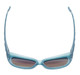 Top View of JP Jonathan Paul Beverly Women's Fitovers Sunglasses Crystal Blue&Polarized Grey
