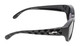 Side View of JP Jonathan Paul Beverly Womens Fitovers Sunglasses Crystal Black&Polarized Grey