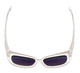 Top View of JP Jonathan Paul Beverly Womens Fitovers Sunglasses Gloss White & Polarized Grey