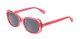 Profile View of Kate Spade DIONNA-035J Womens Designer Butterfly Sunglasses Crystal Pink/Grey 52