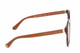 Side View of Kate Spade LILLIAN-09Q-HA CatEye Sunglasses Caramel Tortoise/Brown Gradient 53mm
