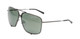 Profile View of Porsche Design 911 Turbo Limited Edition P8928 Sunglass Gunmetal/Green/Grey 67mm