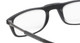 Close Up View of Calabria SP03 Snap Magnetic Reading Glasses Black Front Connect Adjustable Temples Eyeglass Around Neck Hanging Readers