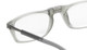 Close Up View of Calabria SP03 Snap Magnetic Reading Glasses Crystal Grey Front Connect Adjustable Temples Around Neck Hanging Readers