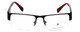 Argyleculture Designer Eyeglasses Rollins in Black-Red