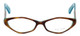 Paul Smith Designer Eyeglasses PS290-DMAQ in Tortoise Aqua 52mm