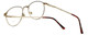 Fashion Optical Designer Eyeglasses E788 in Gold-Burgundy 48mm
