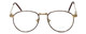 Fashion Optical Designer Eyeglasses E788 in Gold-Burgundy 48mm
