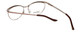 Silver Dollar Designer Eyeglasses Cashmere 459 in Blush 52mm