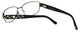 Silver Dollar Designer Eyeglasses Cashmere 472 in Graphite 53mm