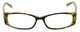 Cinzia Designer Eyeglasses Chisel C2 in Tortoise Lime 52mm