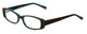 Cinzia Designer Eyeglasses Chisel C1 in Khaki Teal 52mm