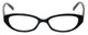 Cinzia Designer Eyeglasses CBR1 C1 in Black 51mm