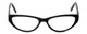 Cinzia Designer Eyeglasses CBR04 in Black 51mm