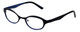 Cinzia Designer Eyeglasses Splendid C2 in Black Blue 46mm