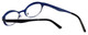 Cinzia Designer Eyeglasses Splendid C2 in Black Blue 46mm