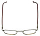 FlexPlus Collection Designer Eyeglasses Model 60 in Ant-Gold-Amber 51mm Rx