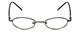 FlexPlus Collection Designer Eyeglasses Model 96 in Gunmetal 43mm