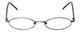 FlexPlus Collection Designer Eyeglasses Model 102 in Gunmetal 46mm