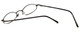 FlexPlus Collection Designer Eyeglasses Model 102 in Gunmetal 46mm