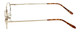 MetalFlex Designer Eyeglasses Model M in Gold-Demi-Amber 46mm Rx