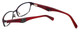 Vera Wang Designer Eyeglasses V092 in Ruby 52mm